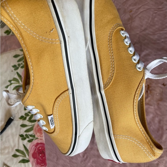 Vans authentic yellow sneakers canvas low top - Picture 8 of 10